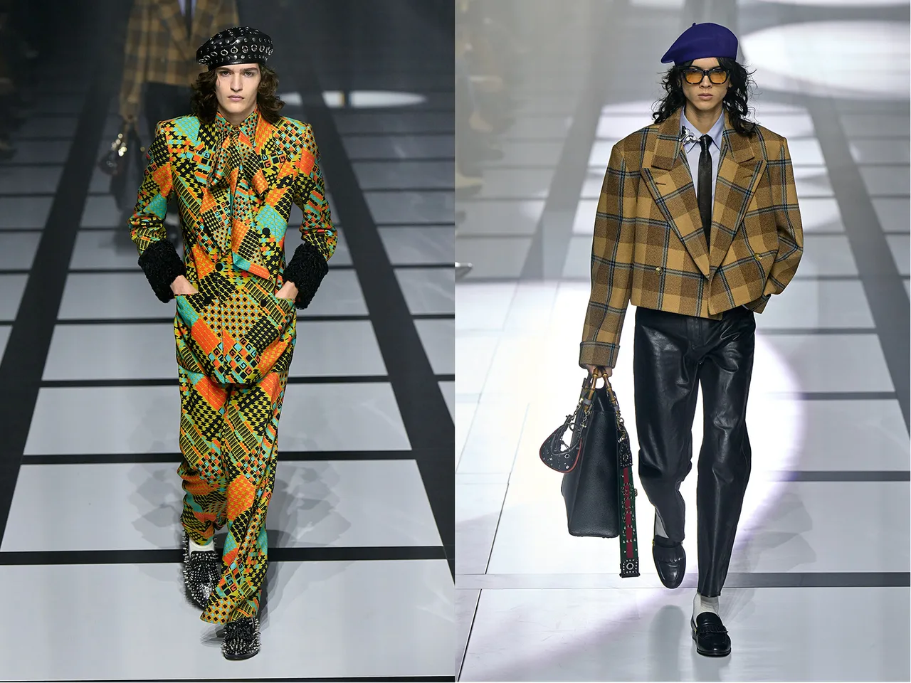 gucci adidas thu đông 2022 look 54 55