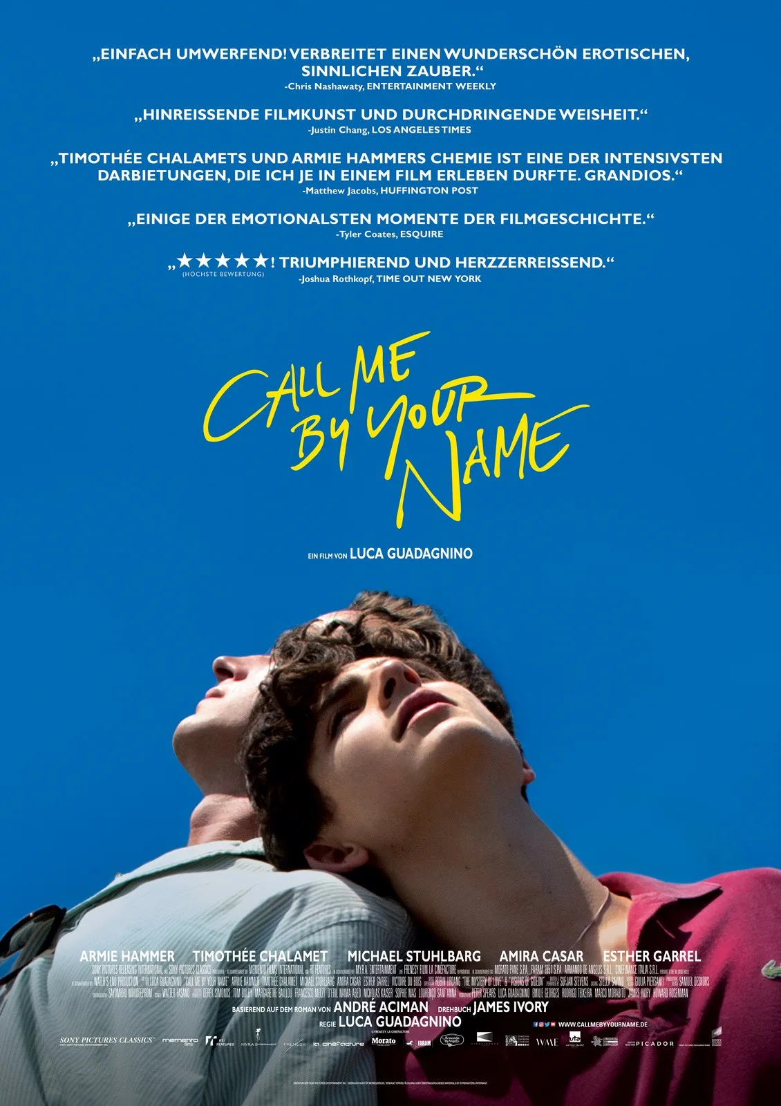 Poster phim LGVTQ+ Call me by your name