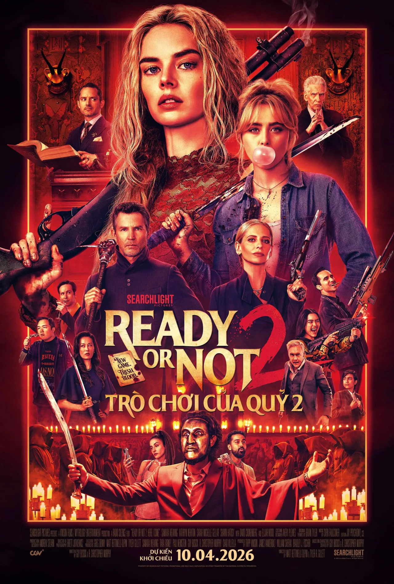 Ready or Not 2: Trò Chơi Của Quỷ 2 là phim kinh dị tiếp nối phần phim Ready or Not (2019)