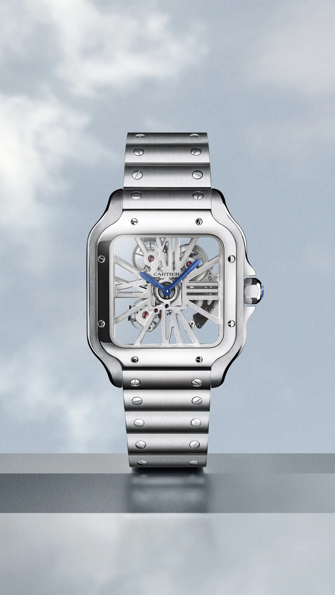 Đồng hồ Santos de Cartier Skeleton CARTIER.