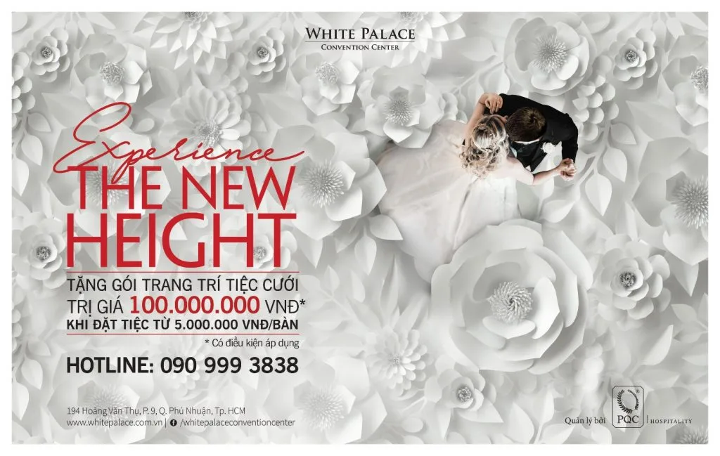 THƯỞNG LÃM 5 XU HƯỚNG TRANG TRÍ KHÔNG GIAN CƯỚI ĐẲNG CẤP ĐẾN TỪ WHITE PALACE THƯỞNG LÃM 5 XU HƯỚNG TRANG TRÍ KHÔNG GIAN CƯỚI ĐẲNG CẤP ĐẾN TỪ WHITE PALACE