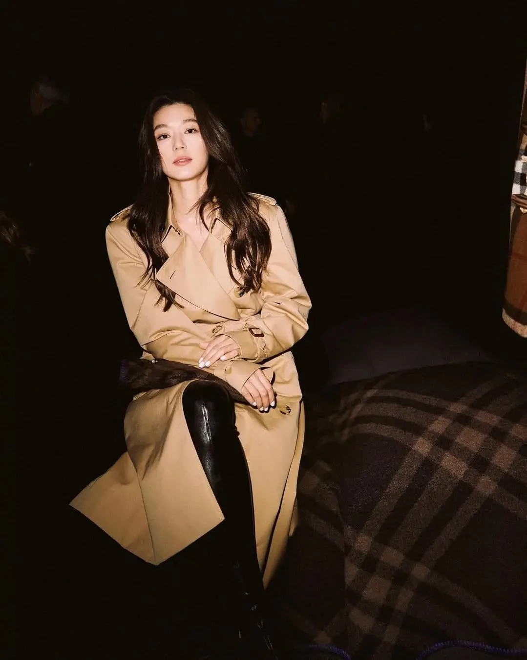 giannajunfp diện trench coat