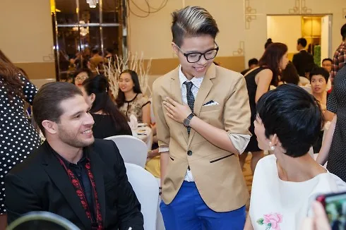 Ca si Vu Cat Tuong trong su kien dep gia tri vang 2014