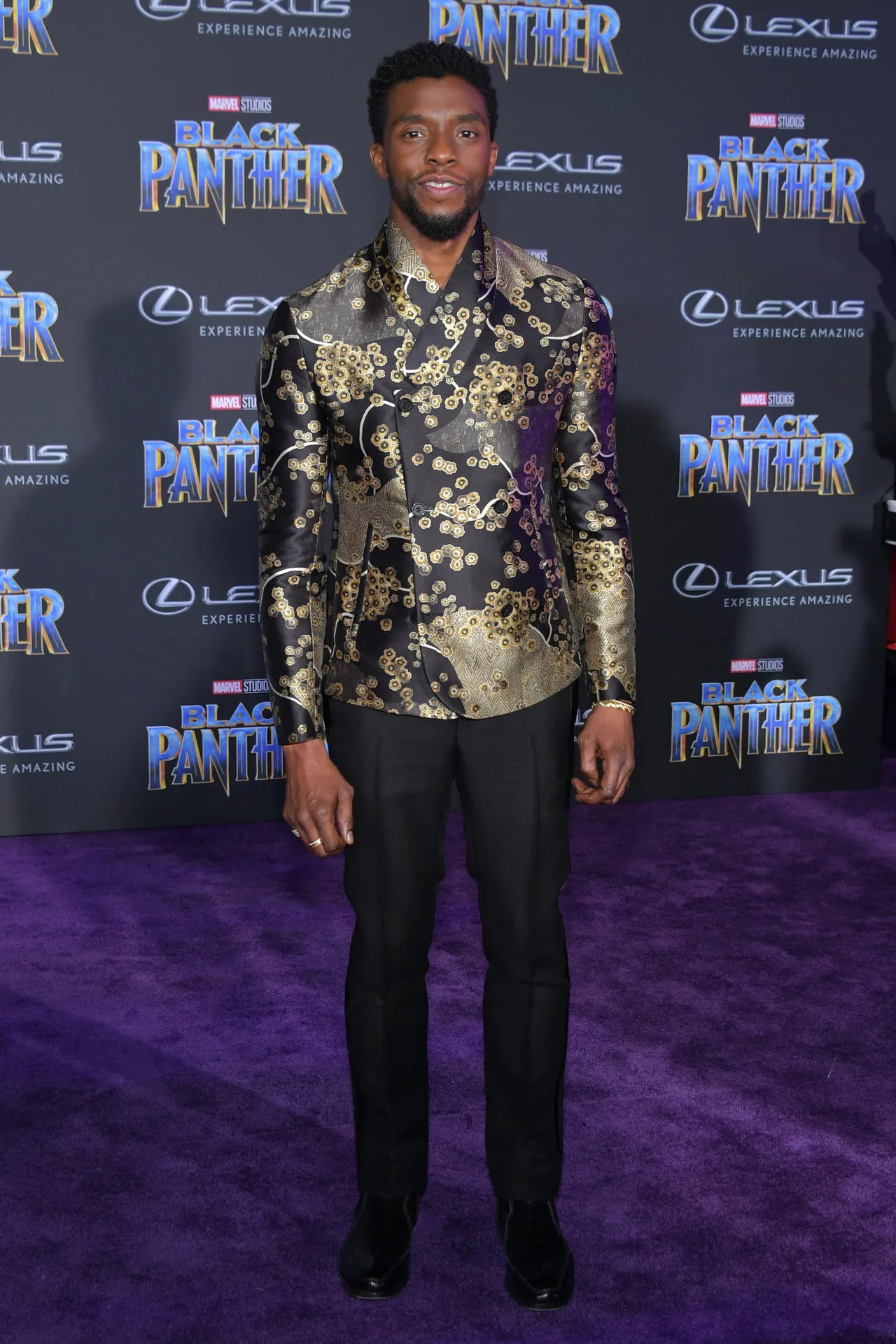 Sao Black Panther trang phục "quý tộc" tại buổi công chiếu phim 1 Sao Black Panther trang phục "quý tộc" tại buổi công chiếu phim 1