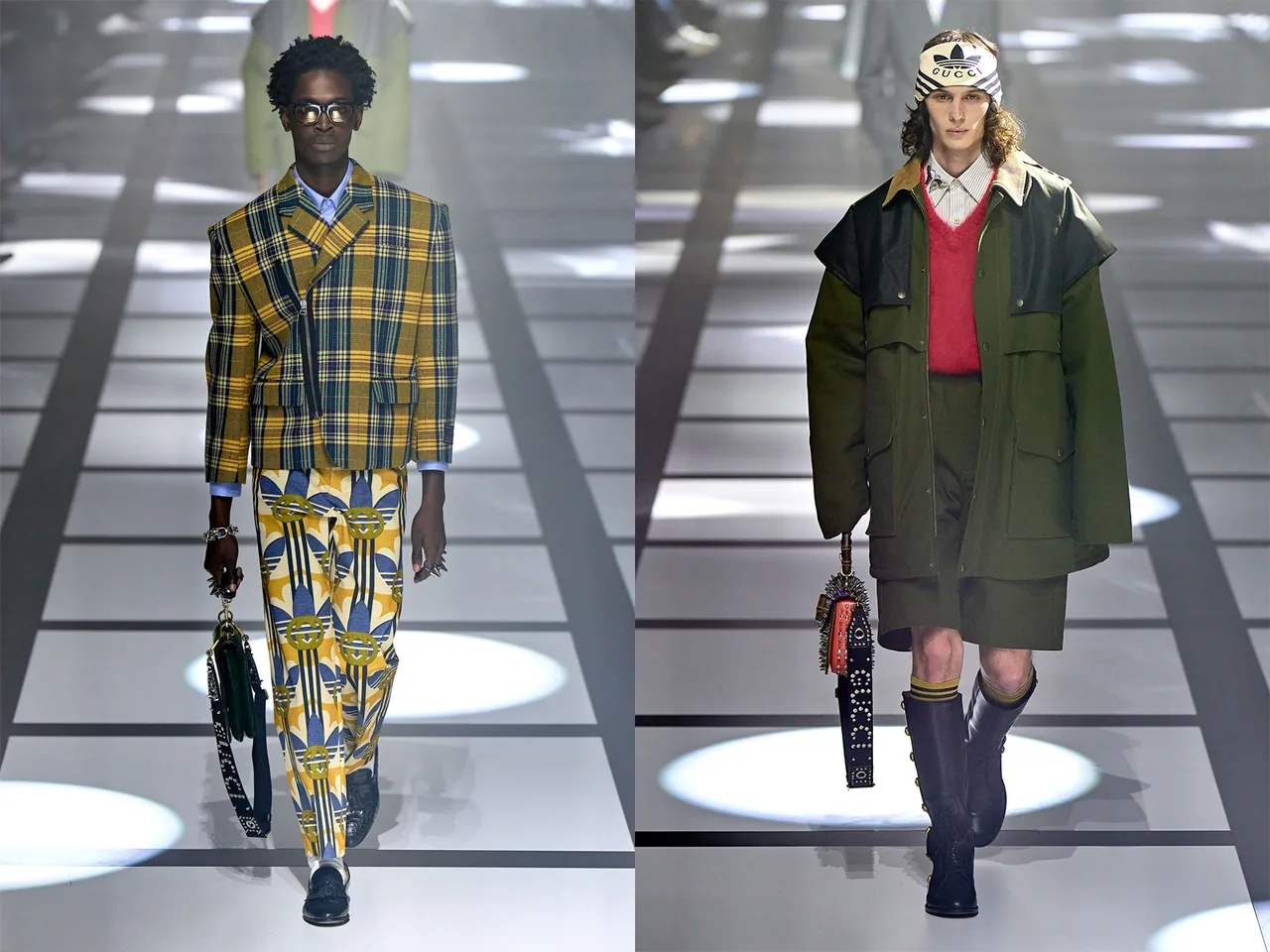 gucci adidas thu đông 2022 look 24 25