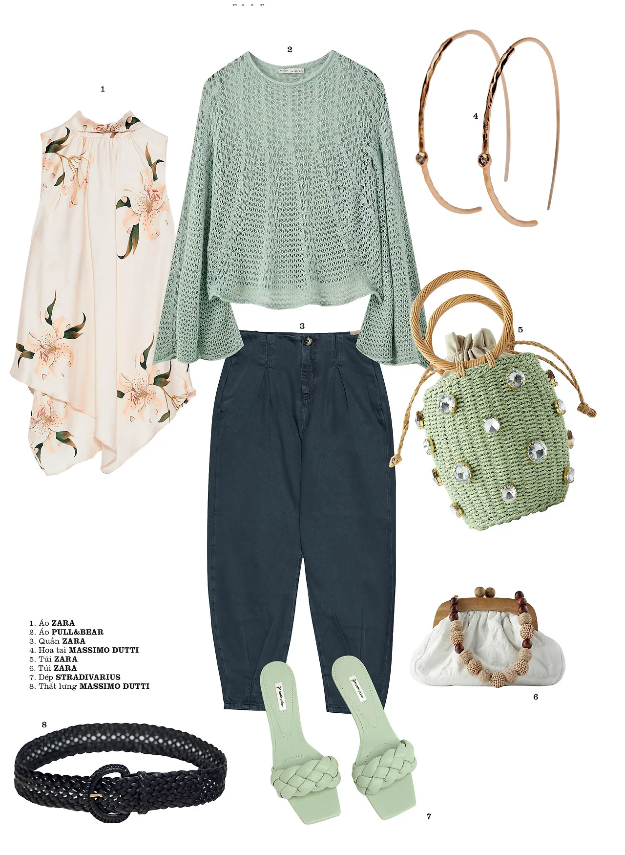 món đồ cơ bản knitwear mùa hè
