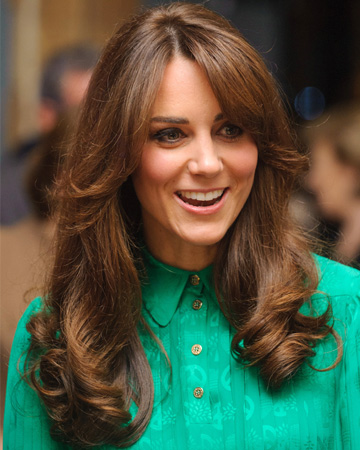 Tóc xõa Kiểu tóc đẹp của công nương Kate Middleton - tóc xõa