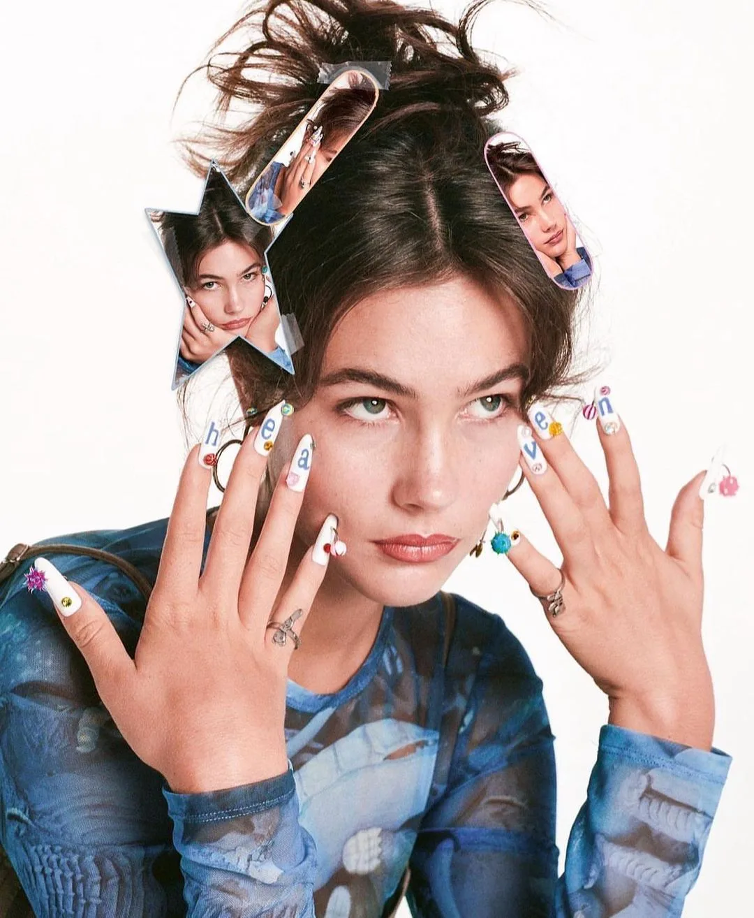Christy Turlington với nhan sắc không tuổi. Siêu mẫu Christy Turlington với bộ nail đẹp.