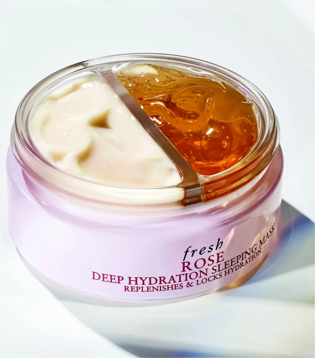 Mặt nạ 2 bước Fresh Rose Deep Hydration Sleeping Mask chiết xuất từ cánh hoa hồng Mặt nạ 2 bước Fresh Rose Deep Hydration Sleeping Mask chiết xuất từ cánh hoa hồng