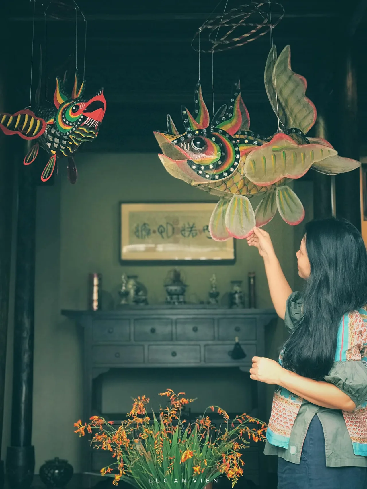 lồng đèn trung thu cổ trọng bình cổ đăng