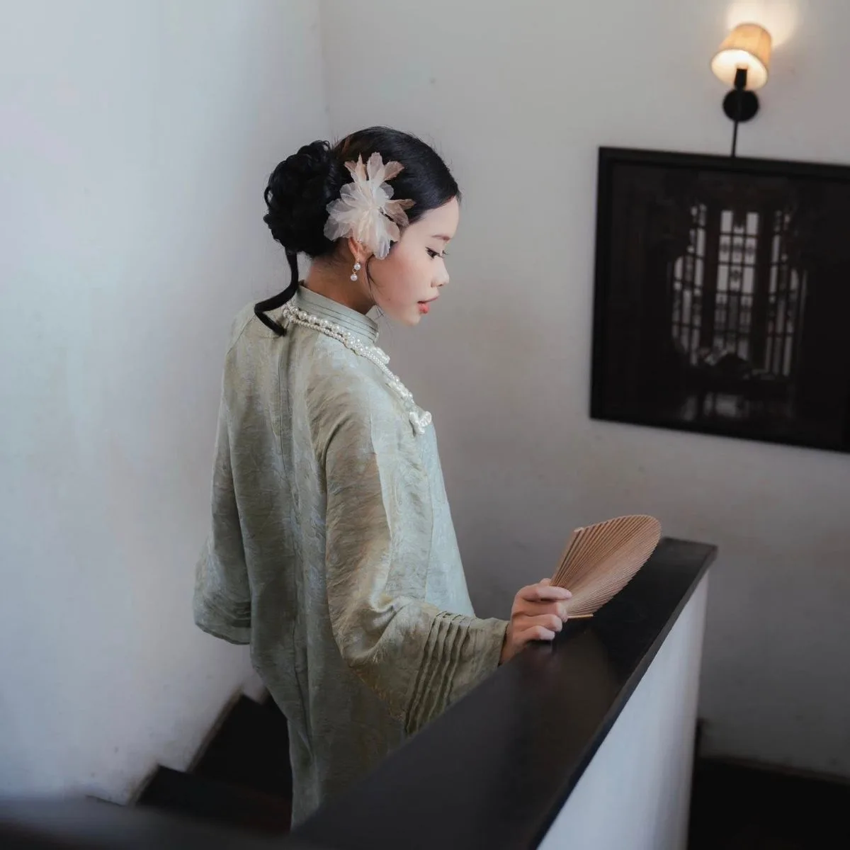 Quán cà phê đẹp trang trí tết.