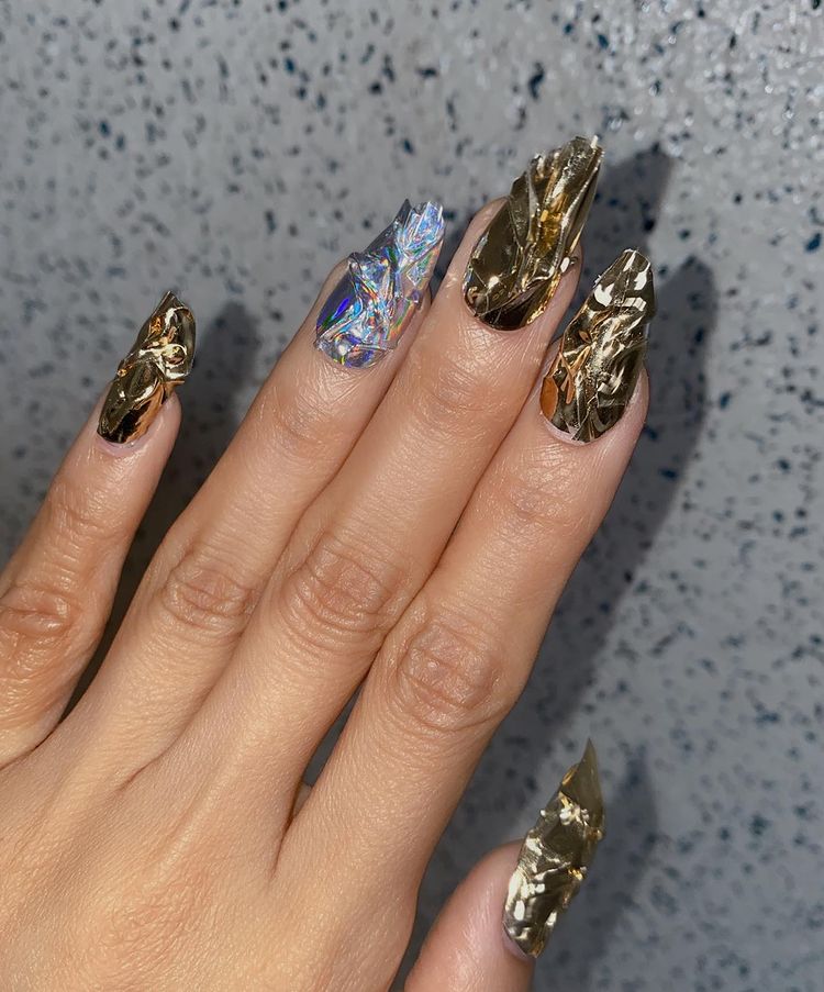 móng tay futuristic nail móng tay futuristic nail