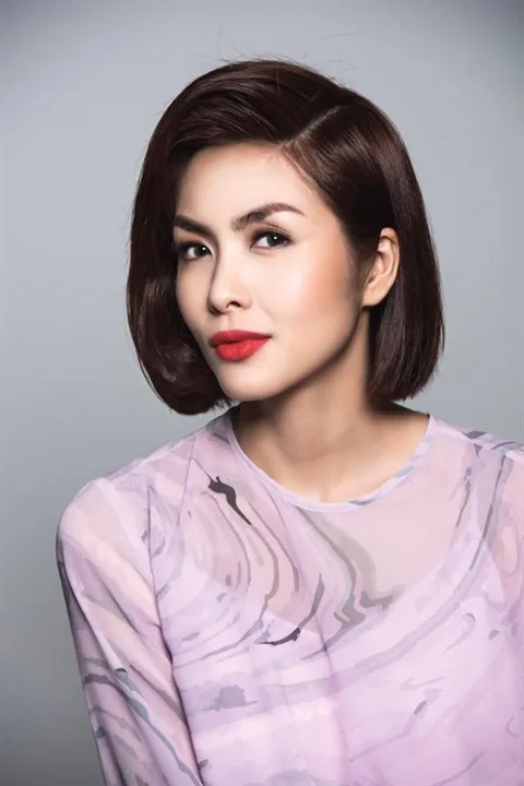 Tăng Thanh Hà chọn kiểu tóc bob ngan
