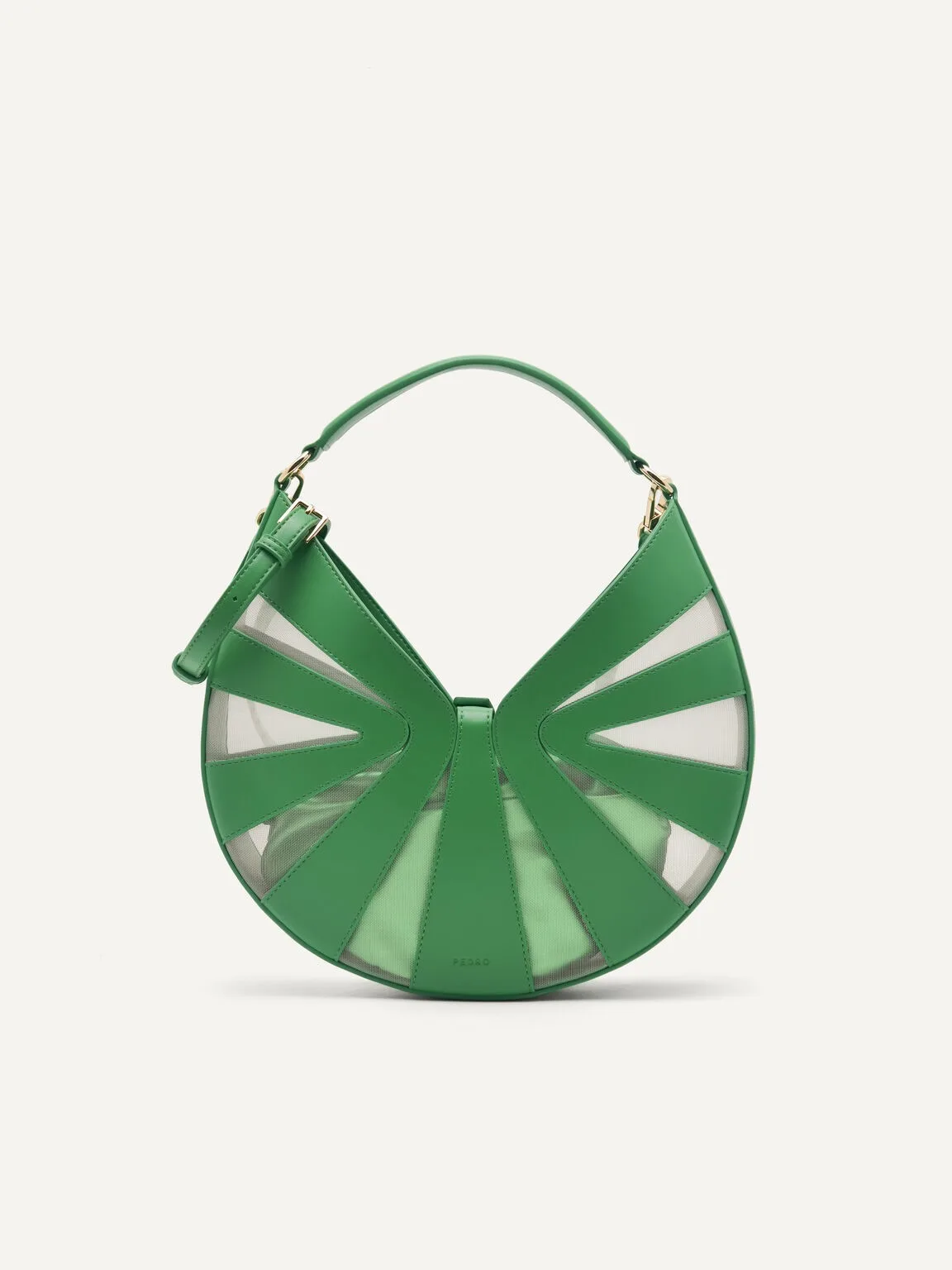 túi Riata Hobo Bag màu xanh lá