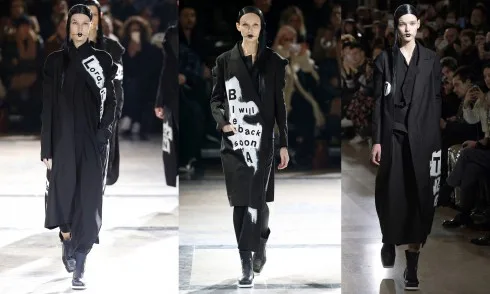 Những mẫu thiết kế slogan của Yohji