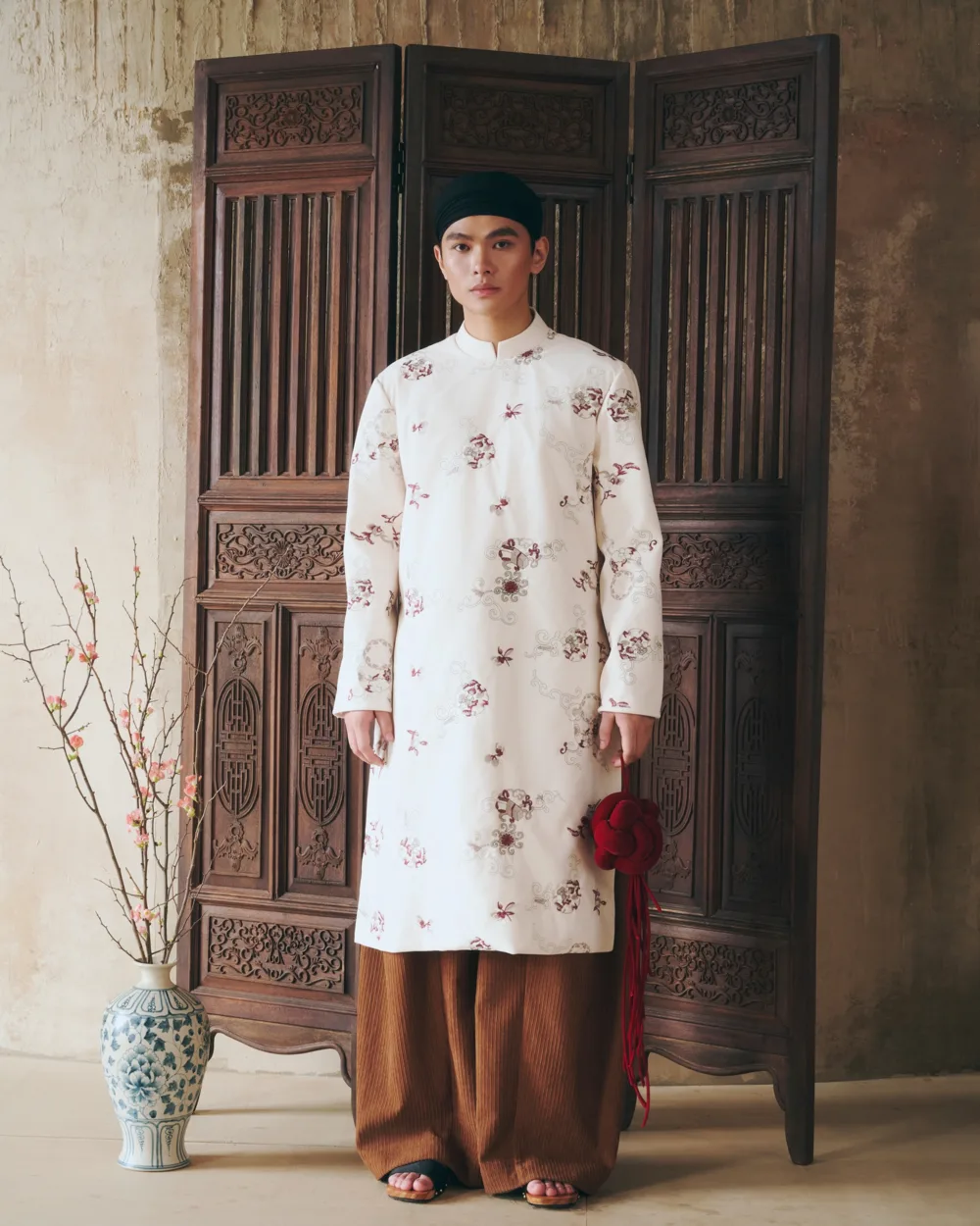 Áo dài Tết Maison Long