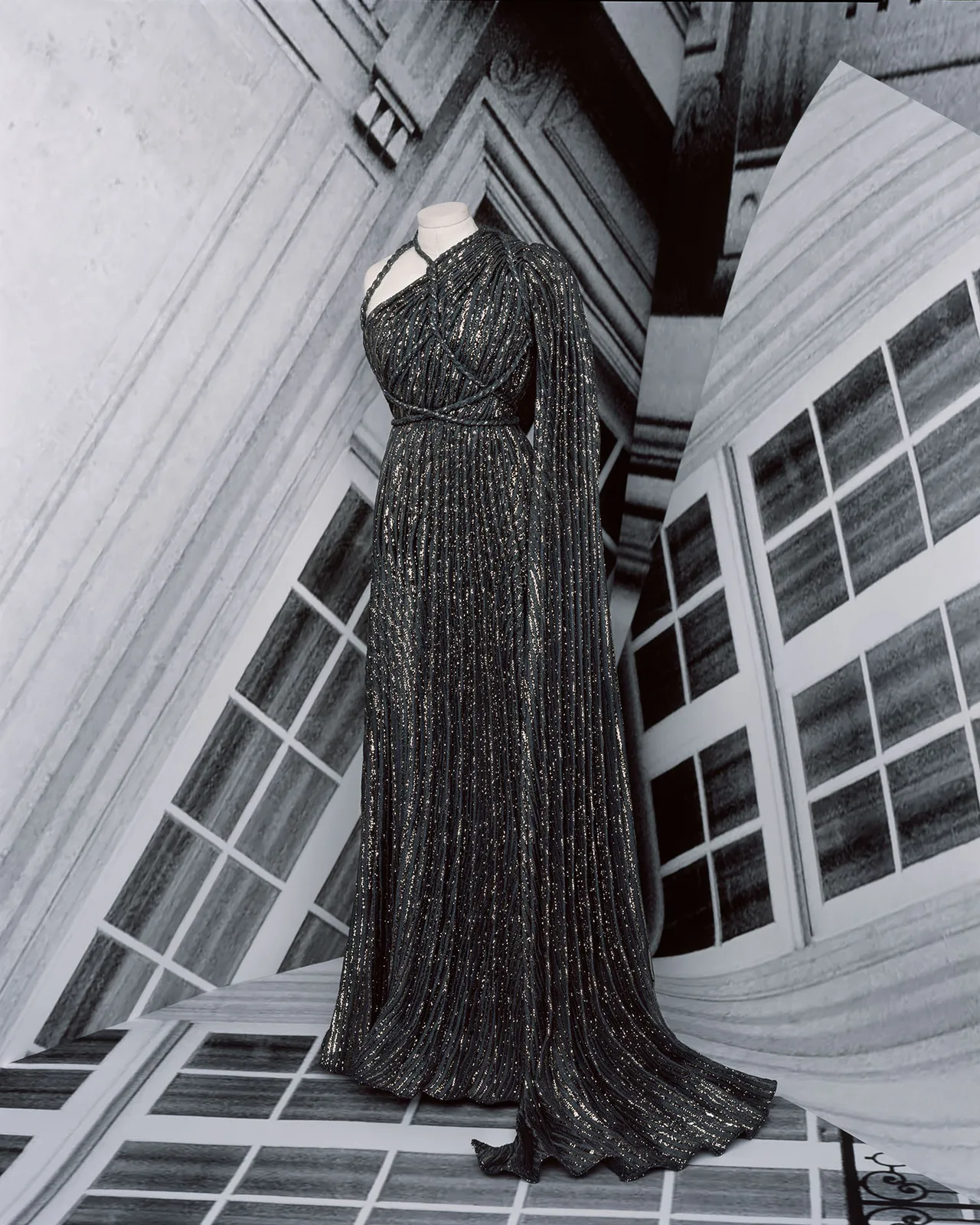 bst dior haute couture thu đông 2021 look 17