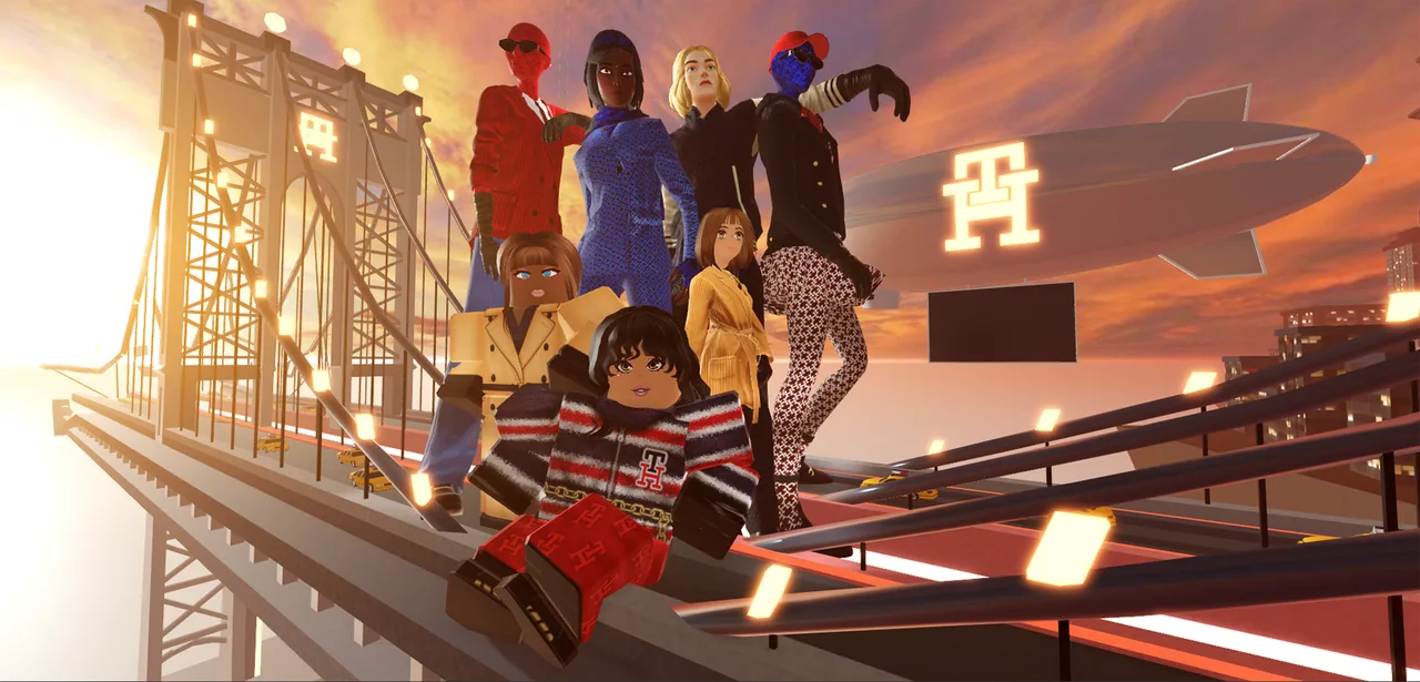 người mẫu ảo Tommy Hilfiger Thu Đông 2022
