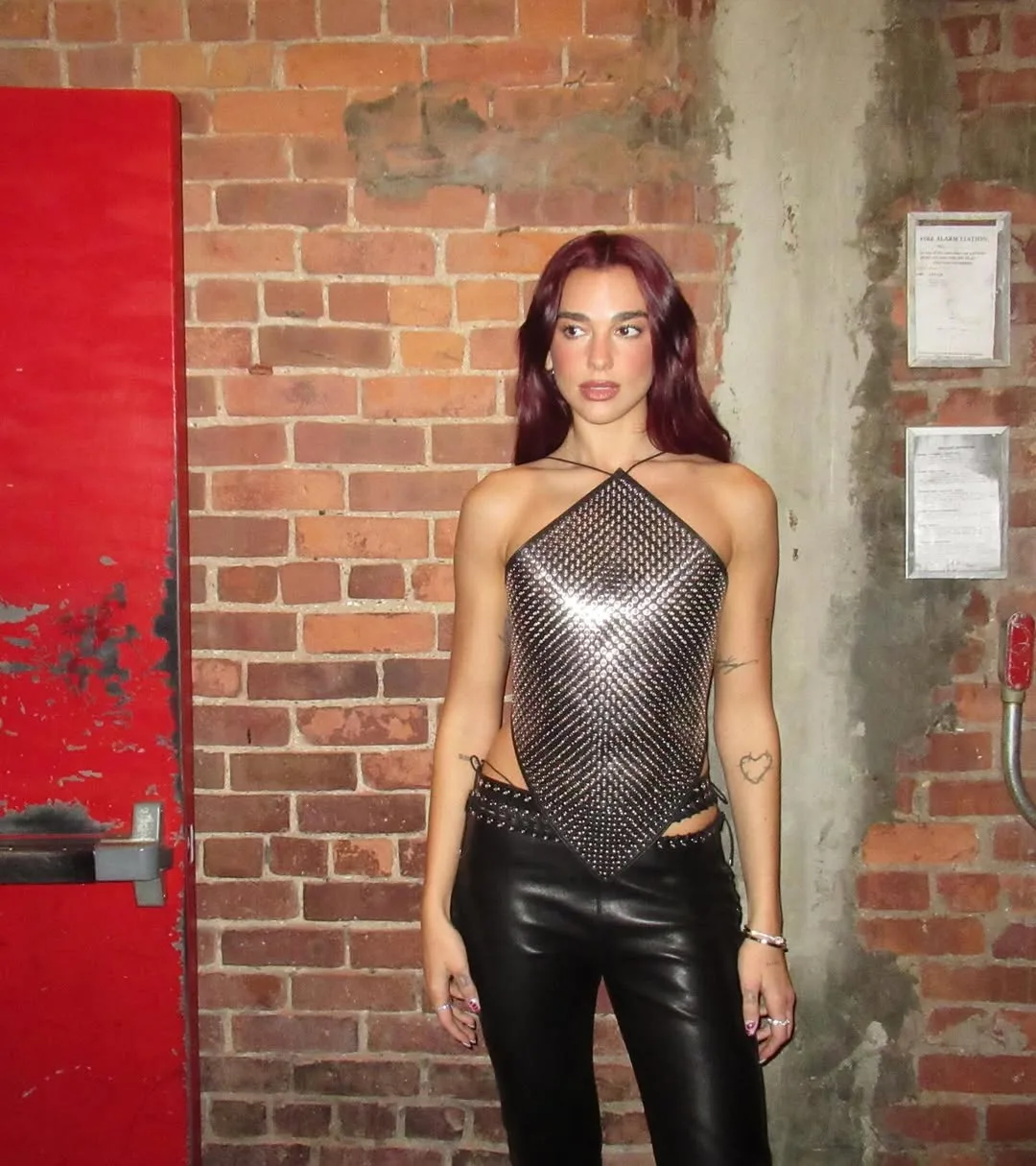 dualipa áo sequins