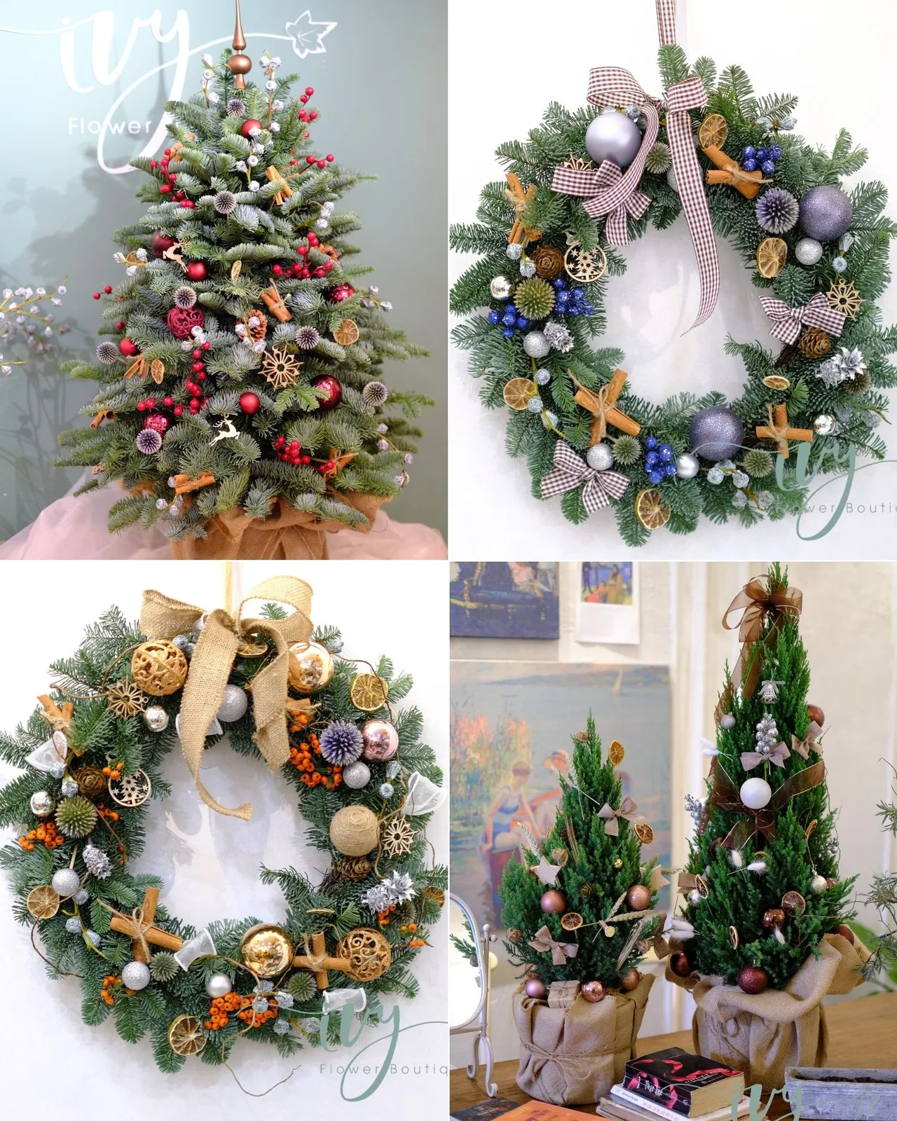 Cửa hàng trang trí Noel Ivy Flower
