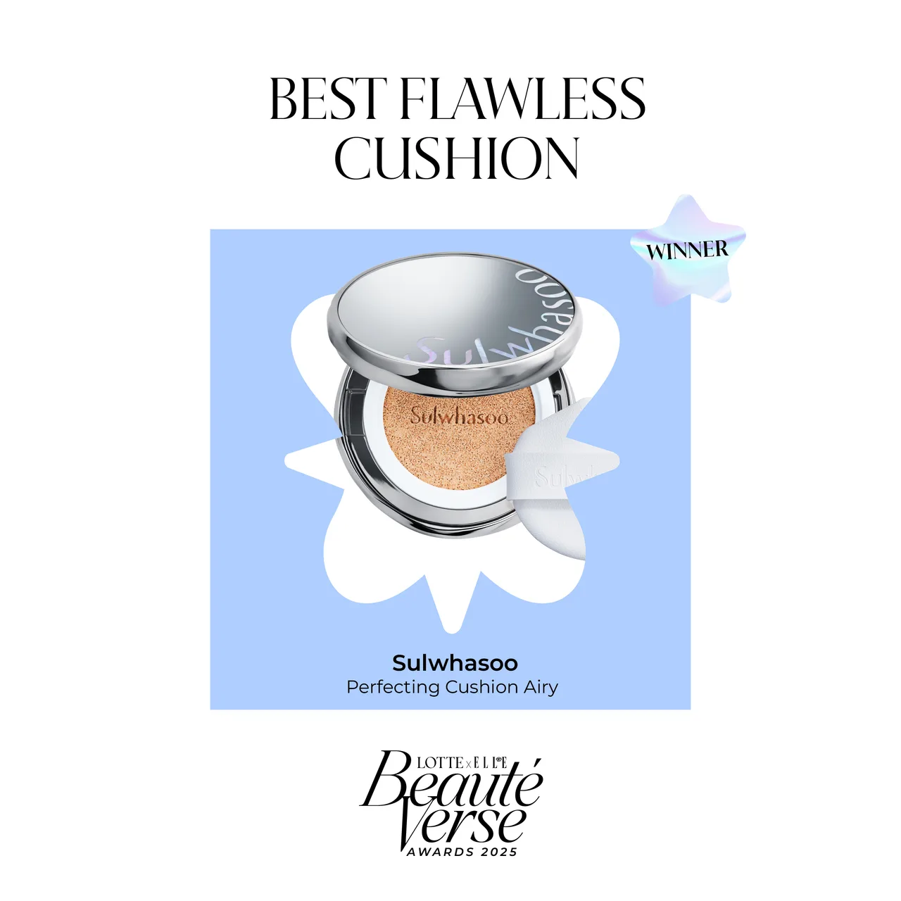 Sulwhasoo – Perfecting Cushion Airy thắng giải tại beautéverse awards