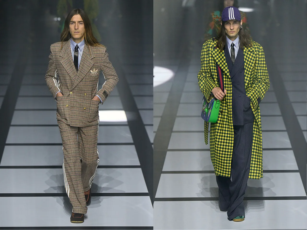 gucci adidas thu đông 2022 look 52 53