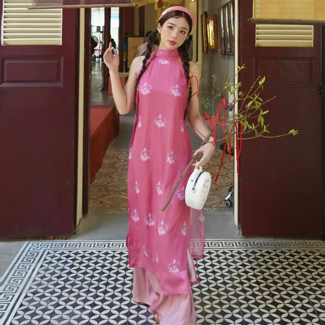 áo dài cổ yếm