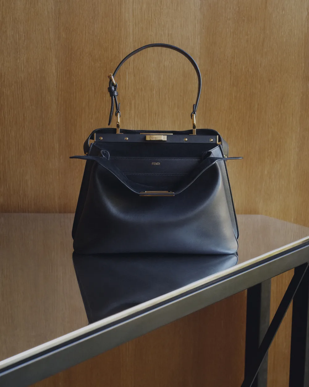 túi xách Fendi Peekaboo Soft Small đen