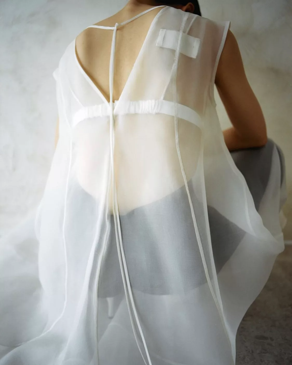 organza xuyên thấu