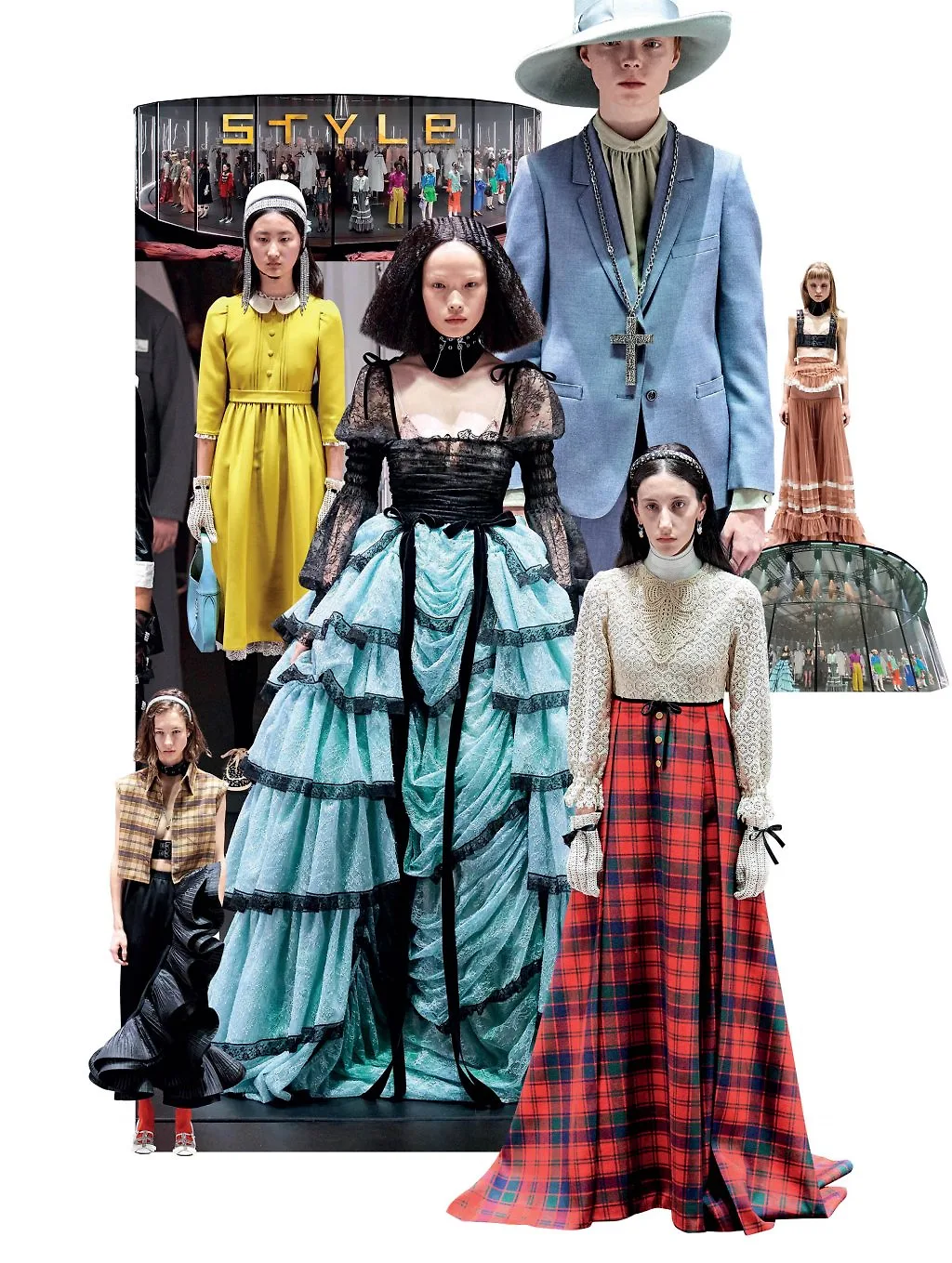 thời trang thương hiệu Gucci mảnh ghép thơ ấu bộ sưu tập thời trang Gucci Thu Đông 2020