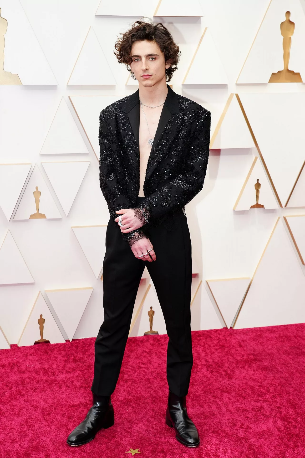 Timothée Chalamet tại oscar 2022