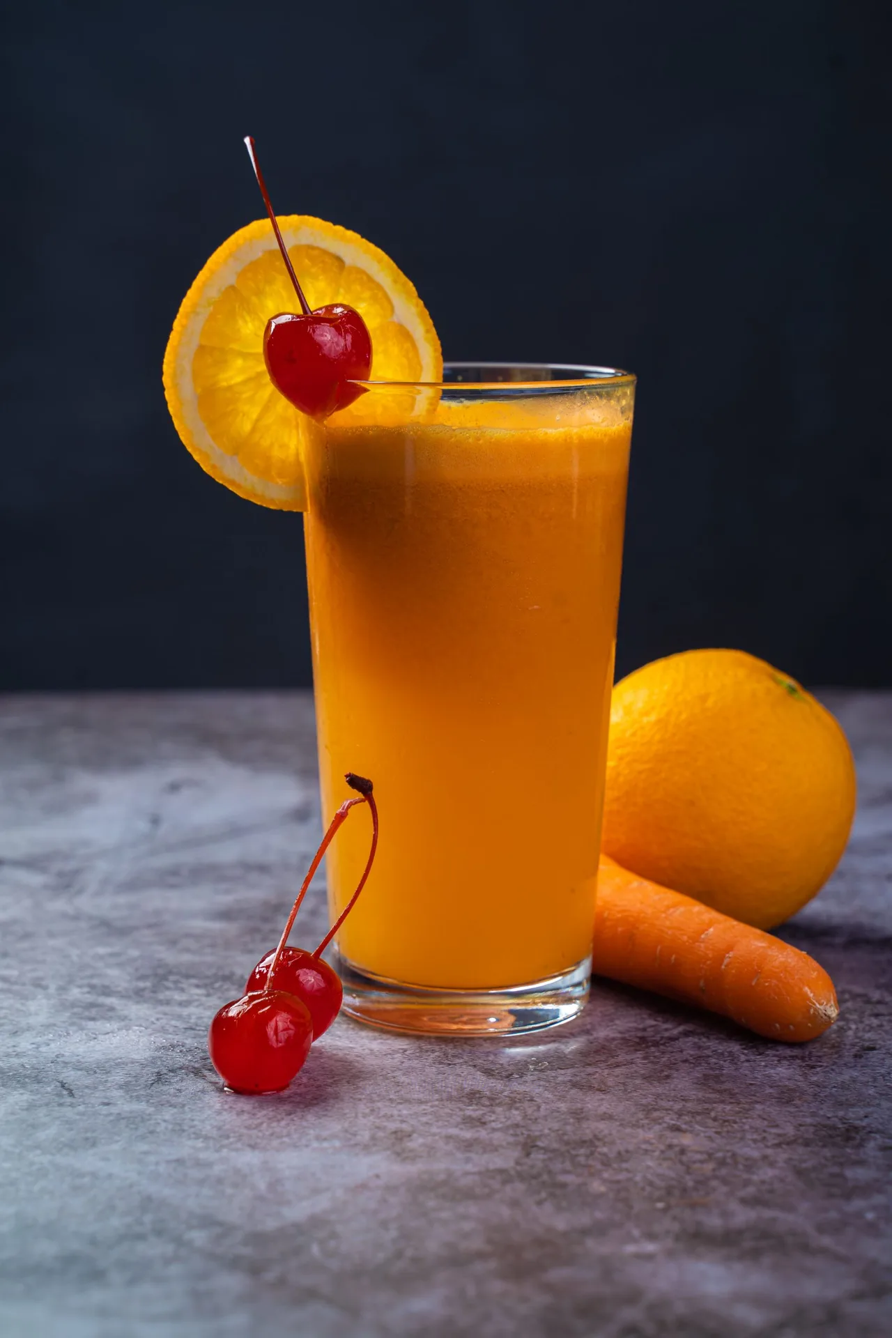 detox nước cam cà rốt