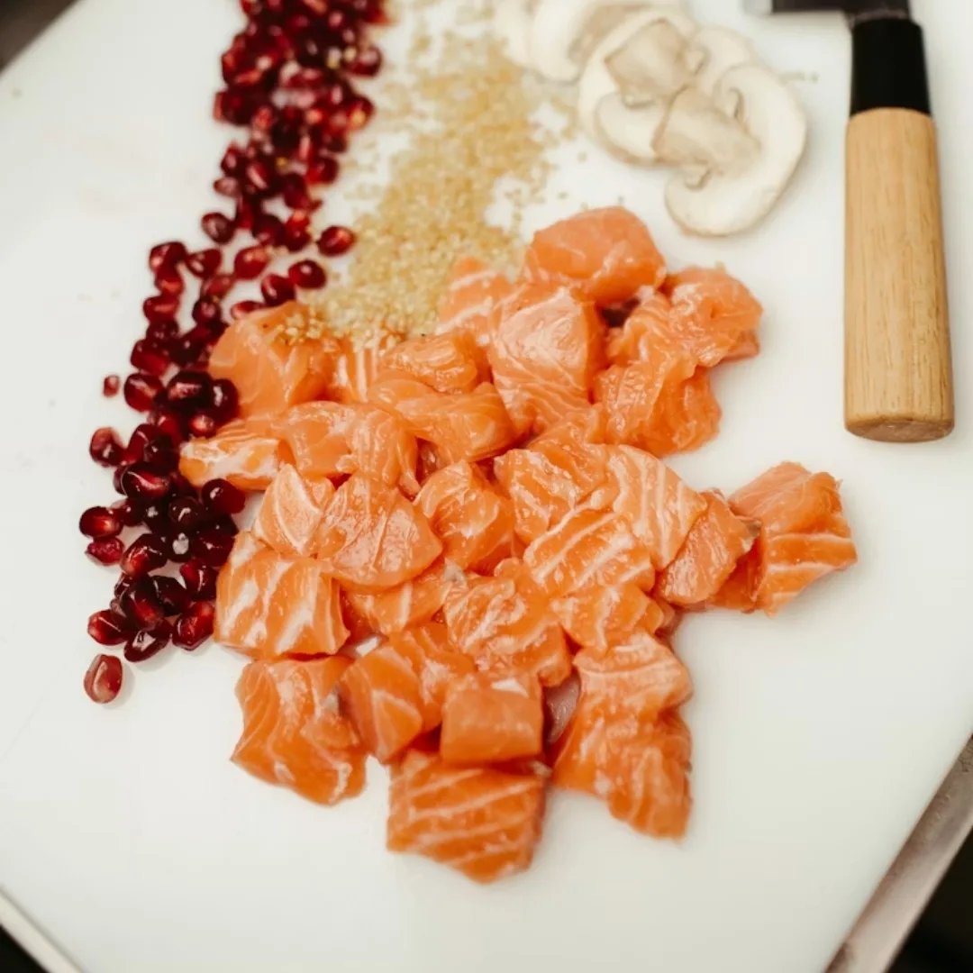 Cá hồi cắt khúc