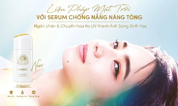 Serum Chống nắng Dưỡng da Nâng tone Anessa Serum Chống nắng Dưỡng da Nâng tone Anessa