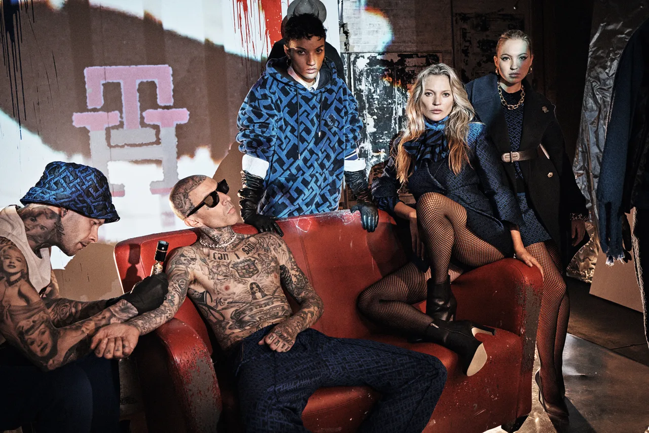 chiến dịch quảng bá BST TH Monogram của Tommy Hilfiger với sự tham gia của Kate Moss