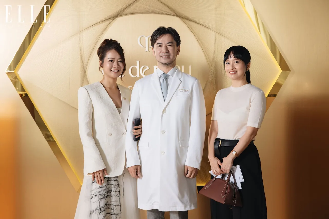 Các đại diện nhãn hàng Clé de Peau Beauté và ELLE Việt Nam
