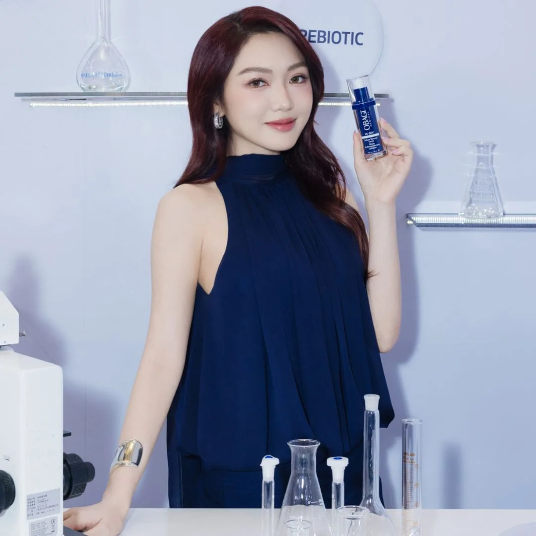 Hình ảnh beauty blogger Chloe Nguyễn tại sự kiện.