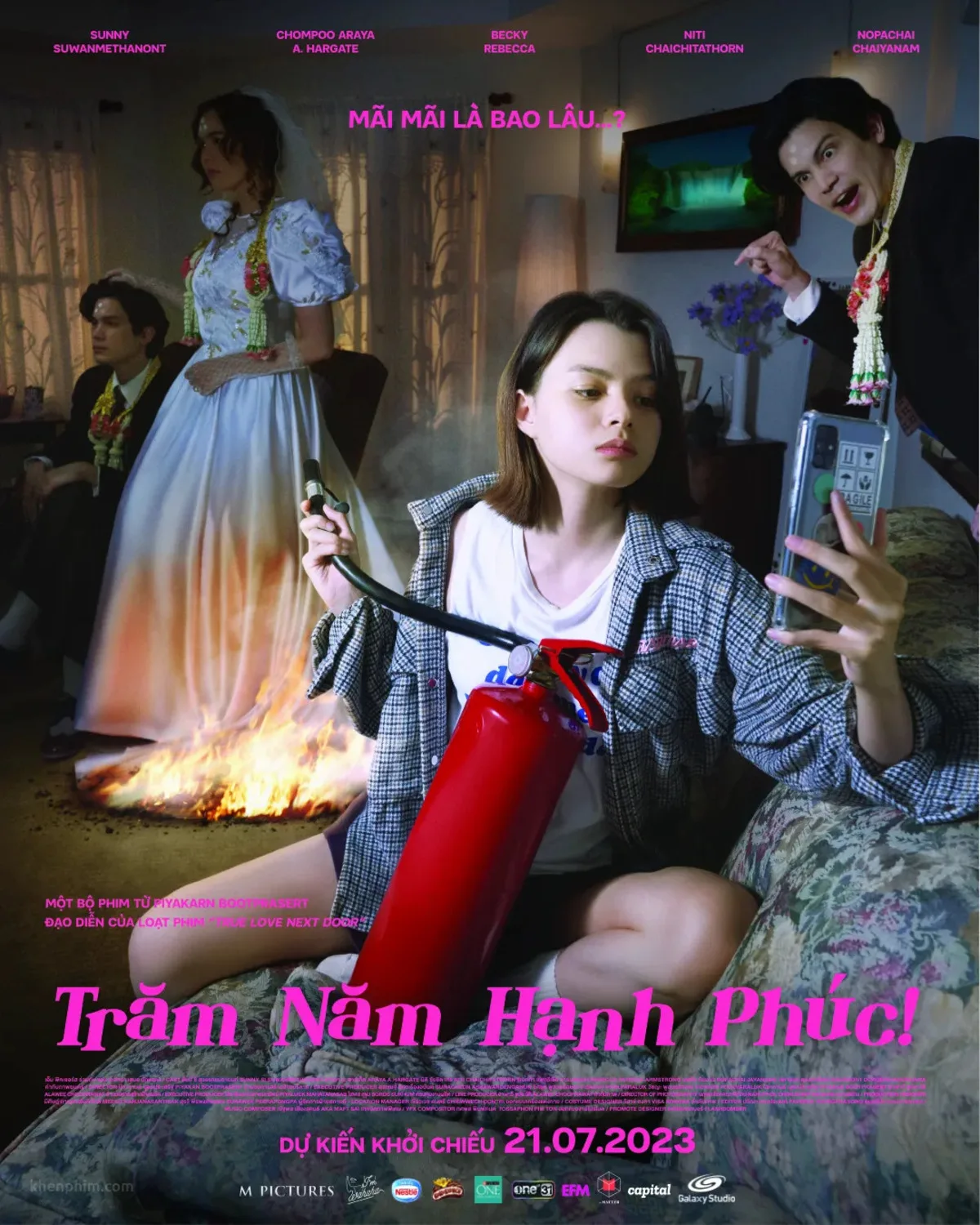 Poster phim Long Live Love! (Trăm năm hạnh phúc!) có sự tham gia của Becky Amstrong