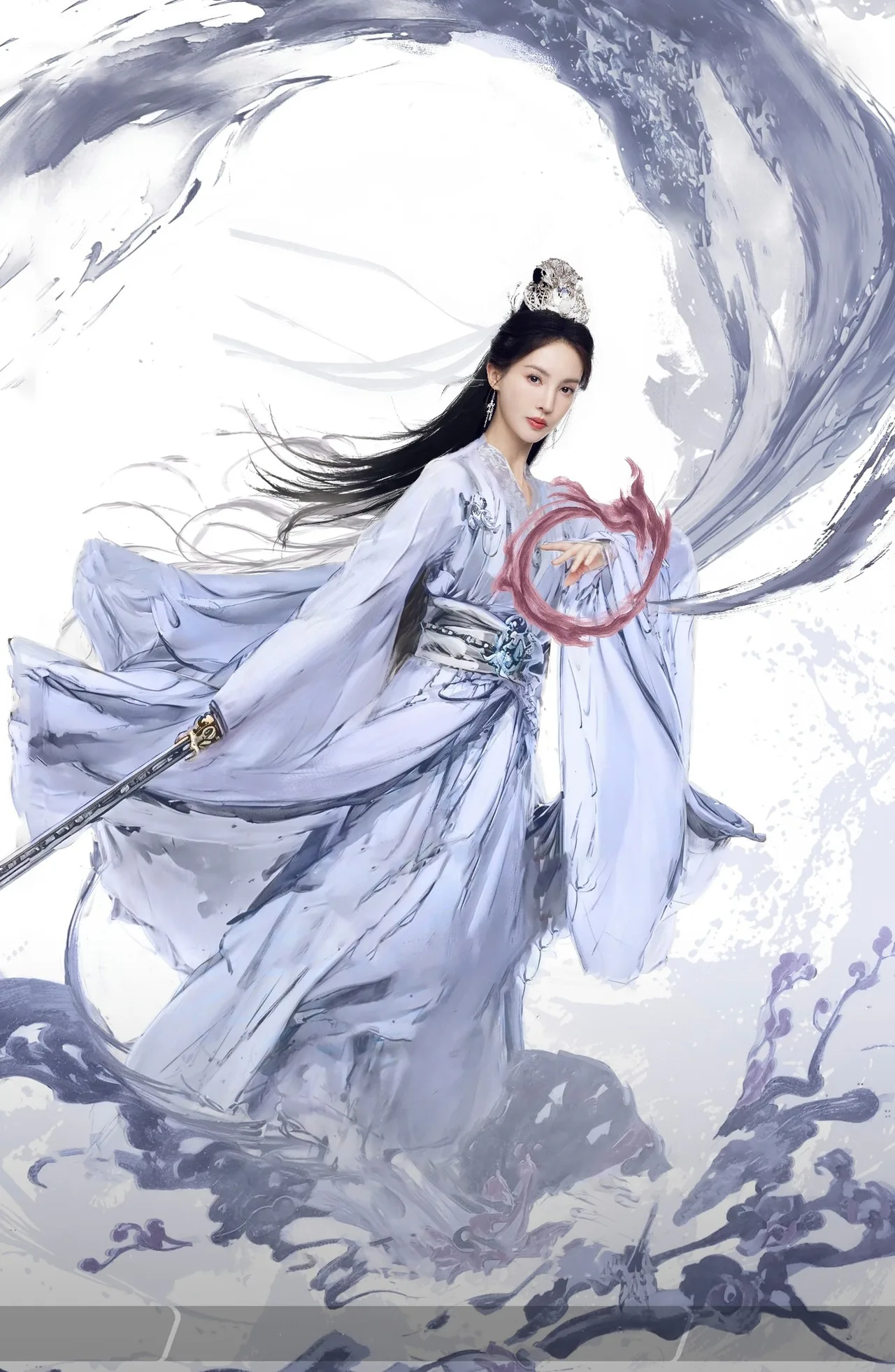 Tạo hình của Kim Thần - Nam Cung Uyển trong phim "Phàm Nhân Tu Tiên"