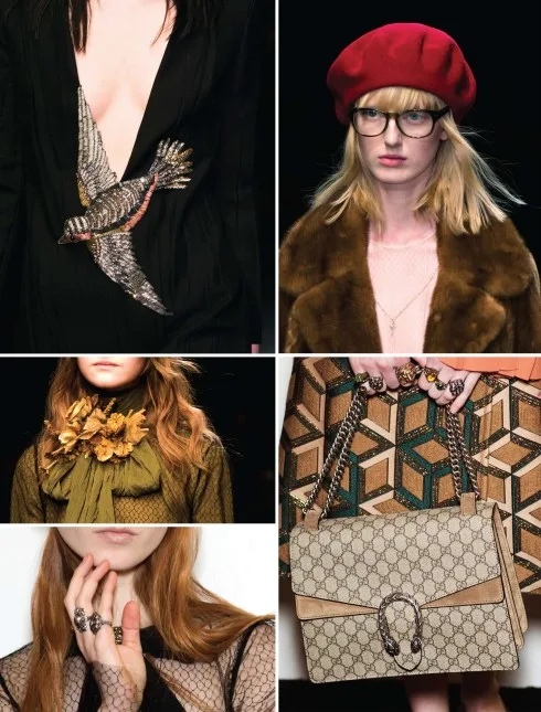 Người phụ nữ mới của Gucci yêu thích giá trị hoài cổ, gần gũi với thiên nhiên nhưng vẫn có cá tính mạnh mẽ ẩn chứa bên trong. Người phụ nữ mới của Gucci yêu thích giá trị hoài cổ, gần gũi với thiên nhiên nhưng vẫn có cá tính mạnh mẽ ẩn chứa bên trong.
