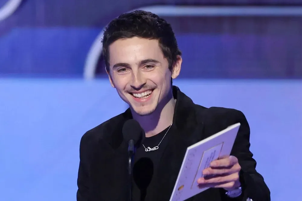 Timothee Chalamet phát biểu tại quả cầu vàng 2026