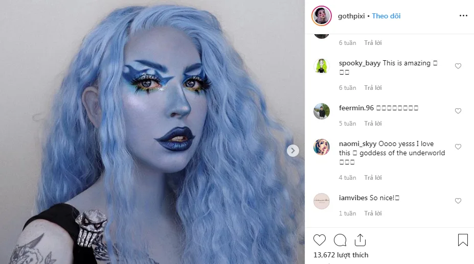 nghệ sĩ trang điểm instagram 12