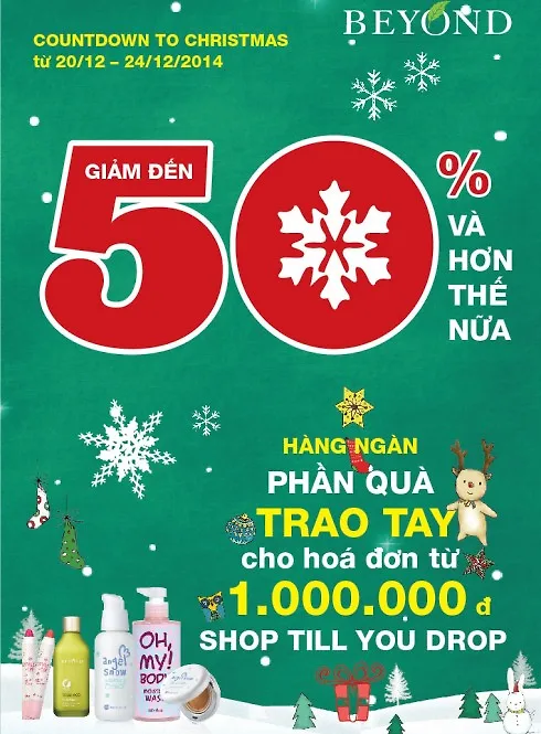 beyond khuyen mai giang sinh