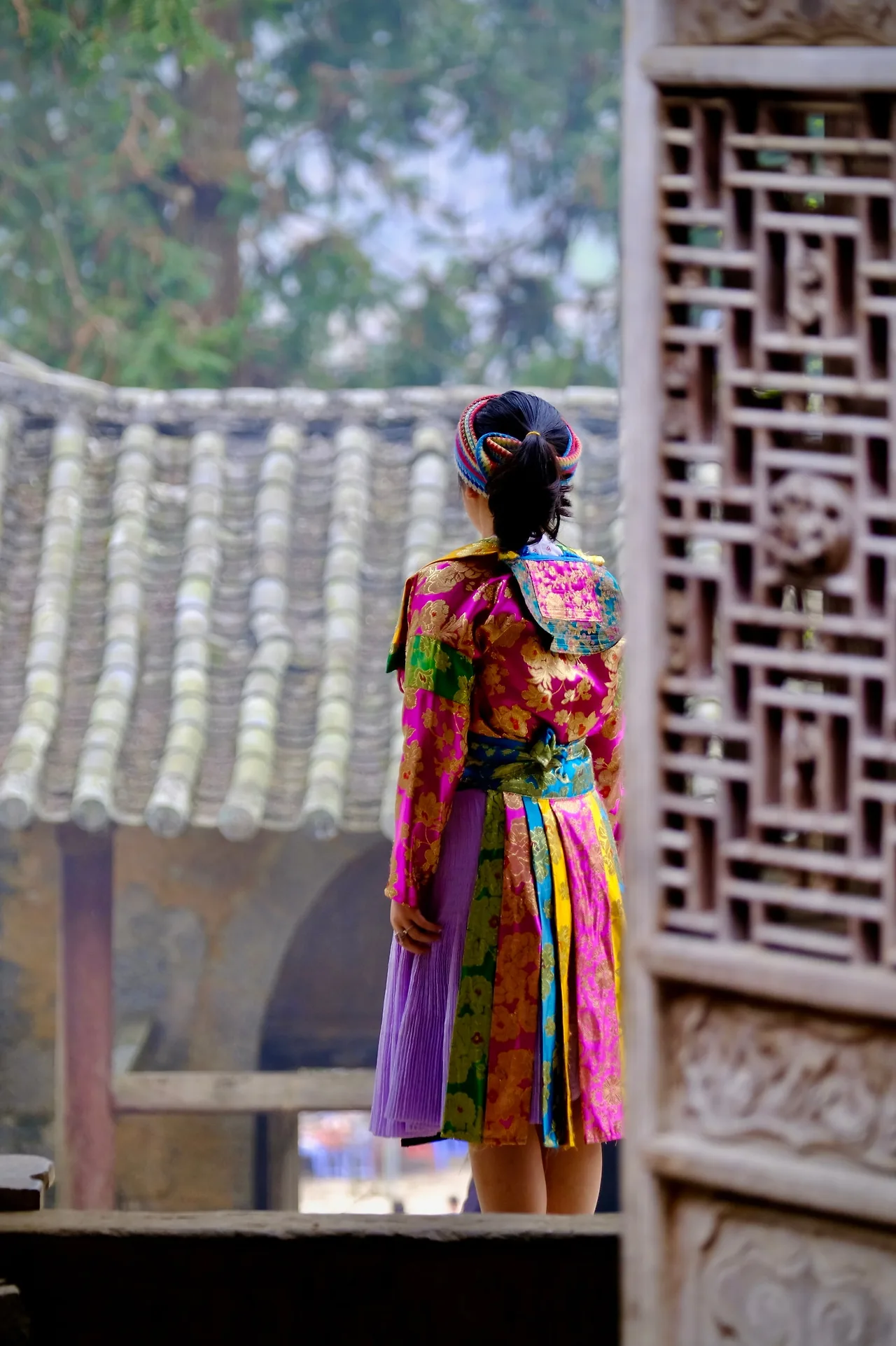 Thiếu nữ người Mông, Dao, Tày ở Hà Giang.