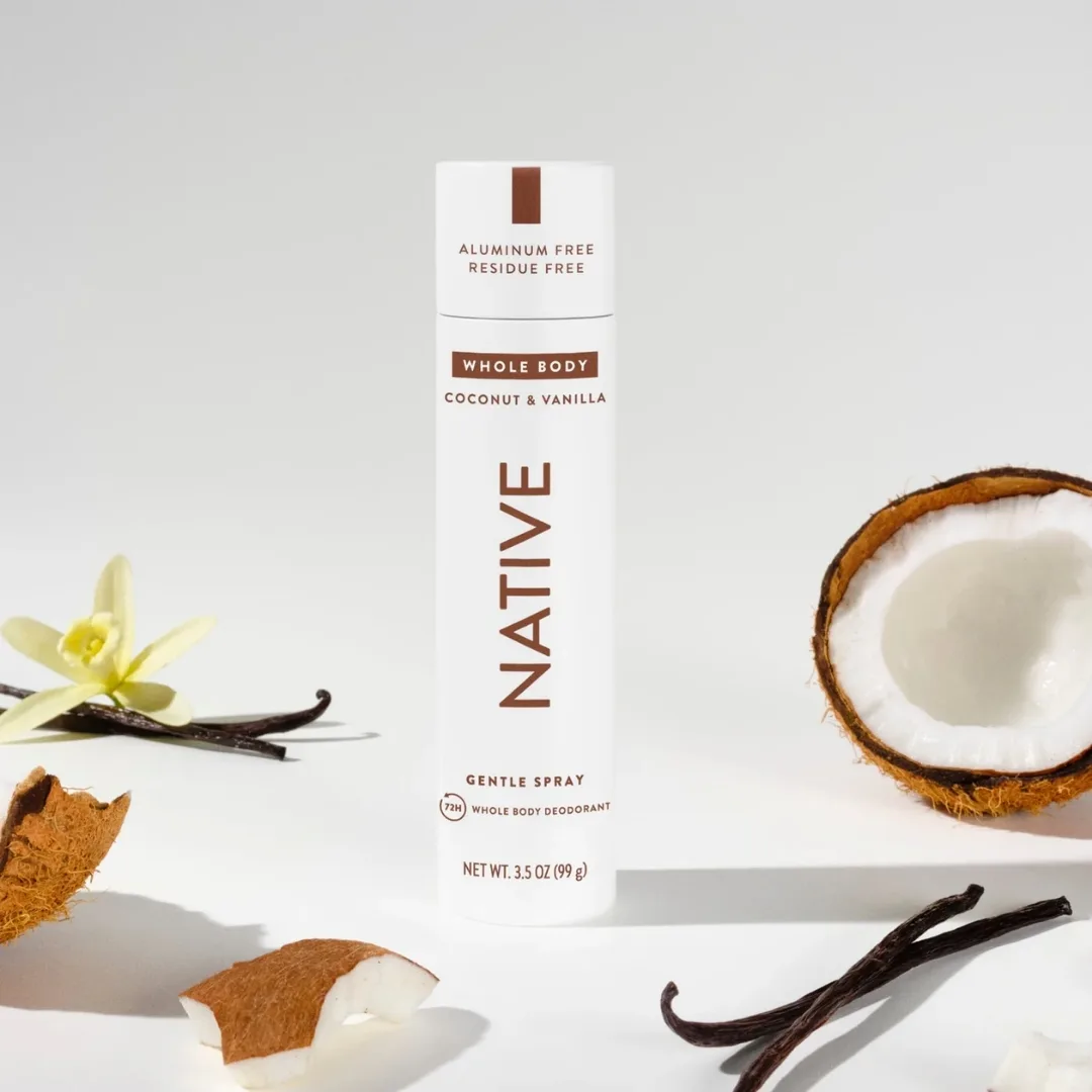 Lăn khử mùi Native Whole Body Deodorant Spray Coconut & Vanilla