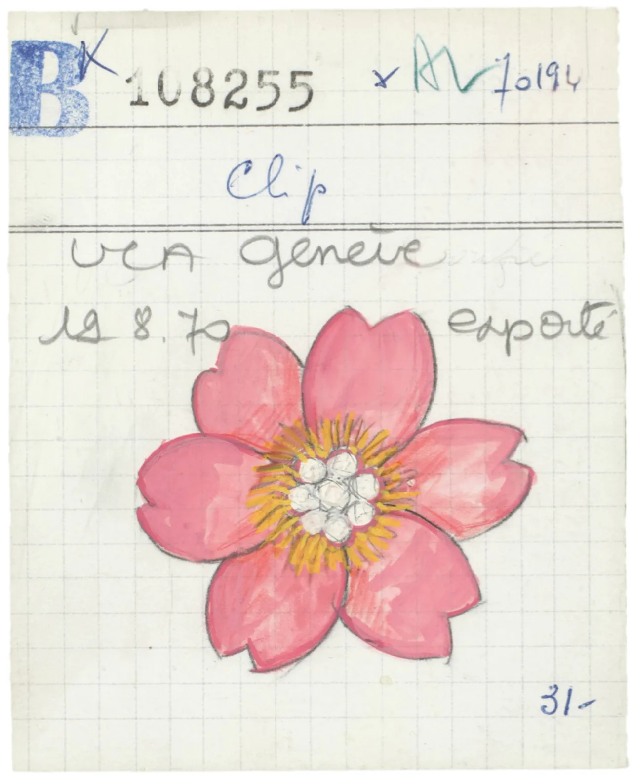 Phác thảo Rose de Noel