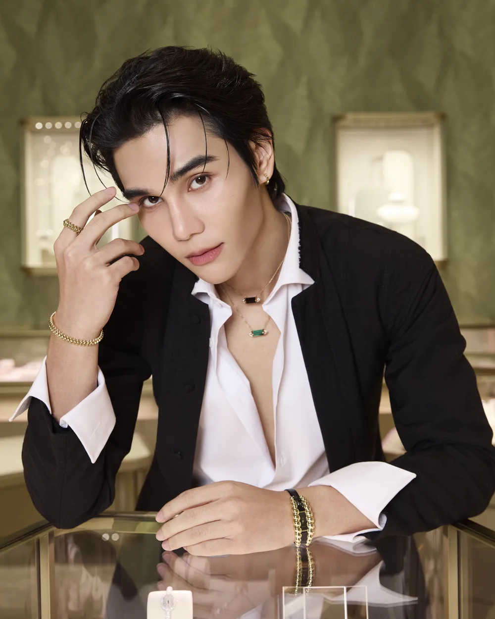 Jeff Satur tại sự kiện Cartier