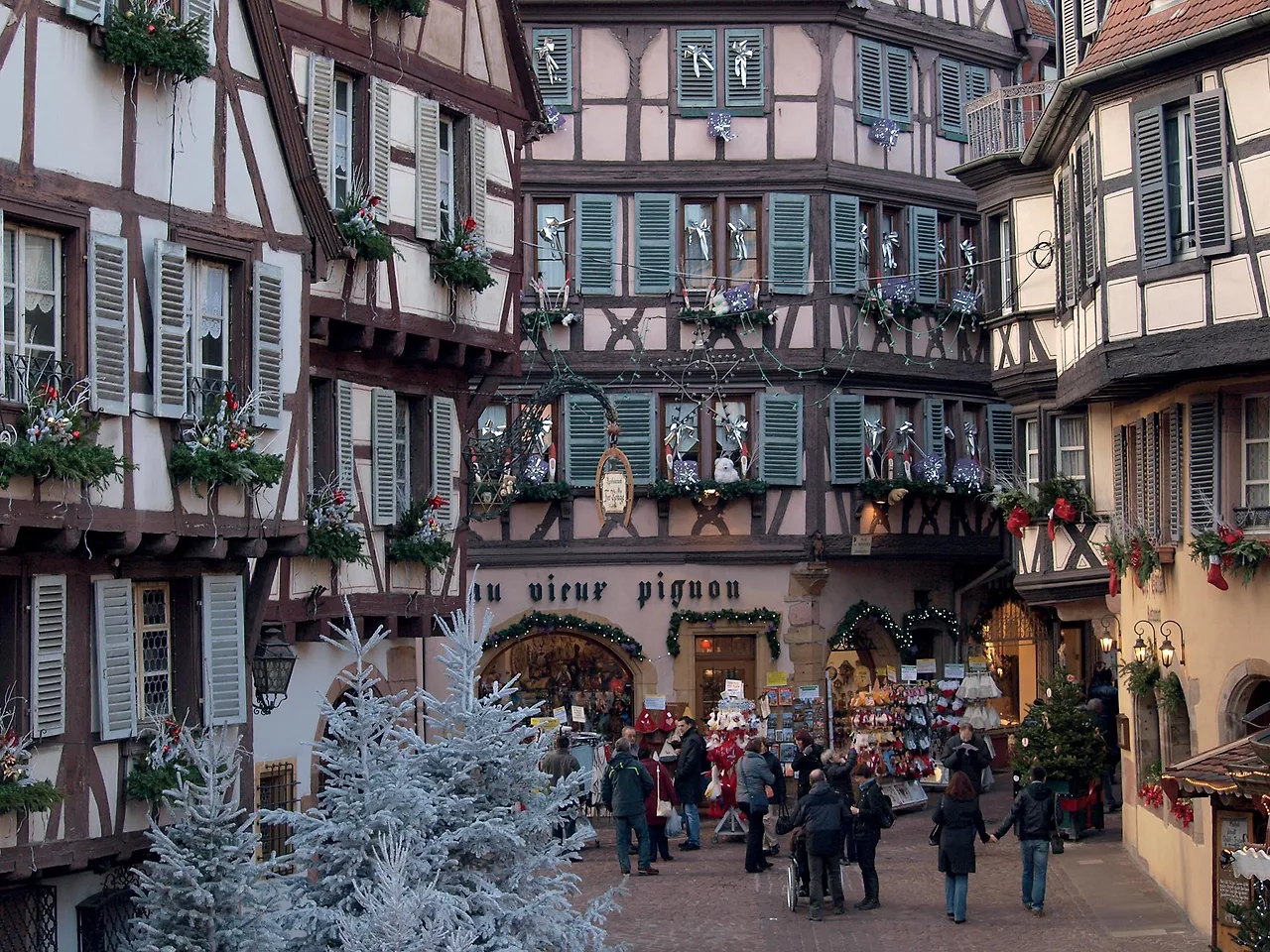 địa điểm du lịch tháng 12 Colmar pháp địa điểm du lịch tháng 12 Colmar pháp