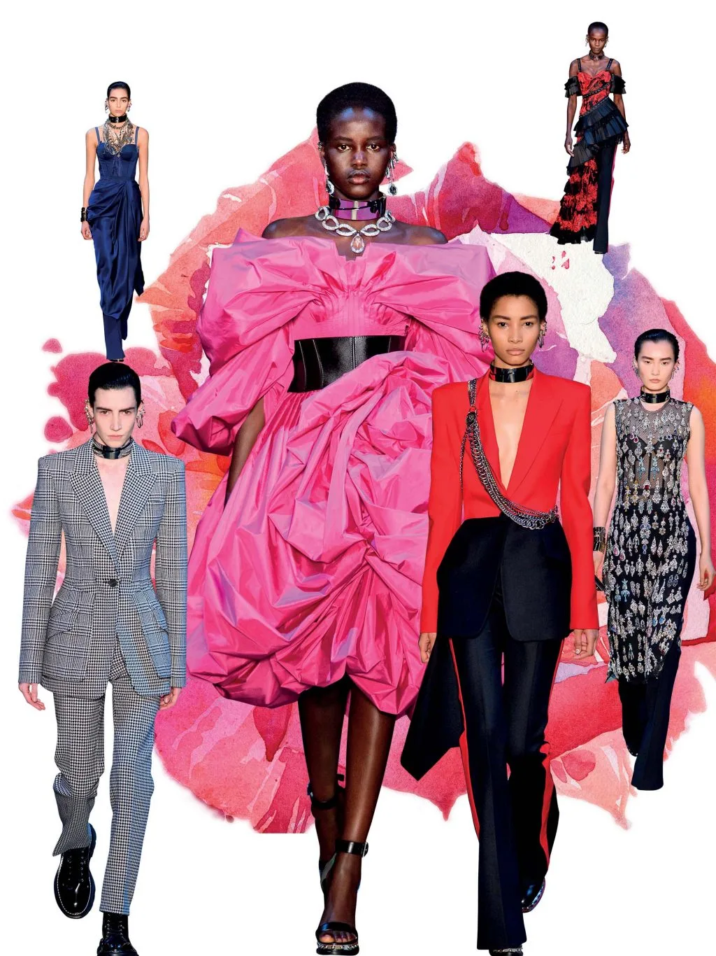 thiết kế 10 bst thời trang mùa thu - đông 2019 của alexander mcqueen