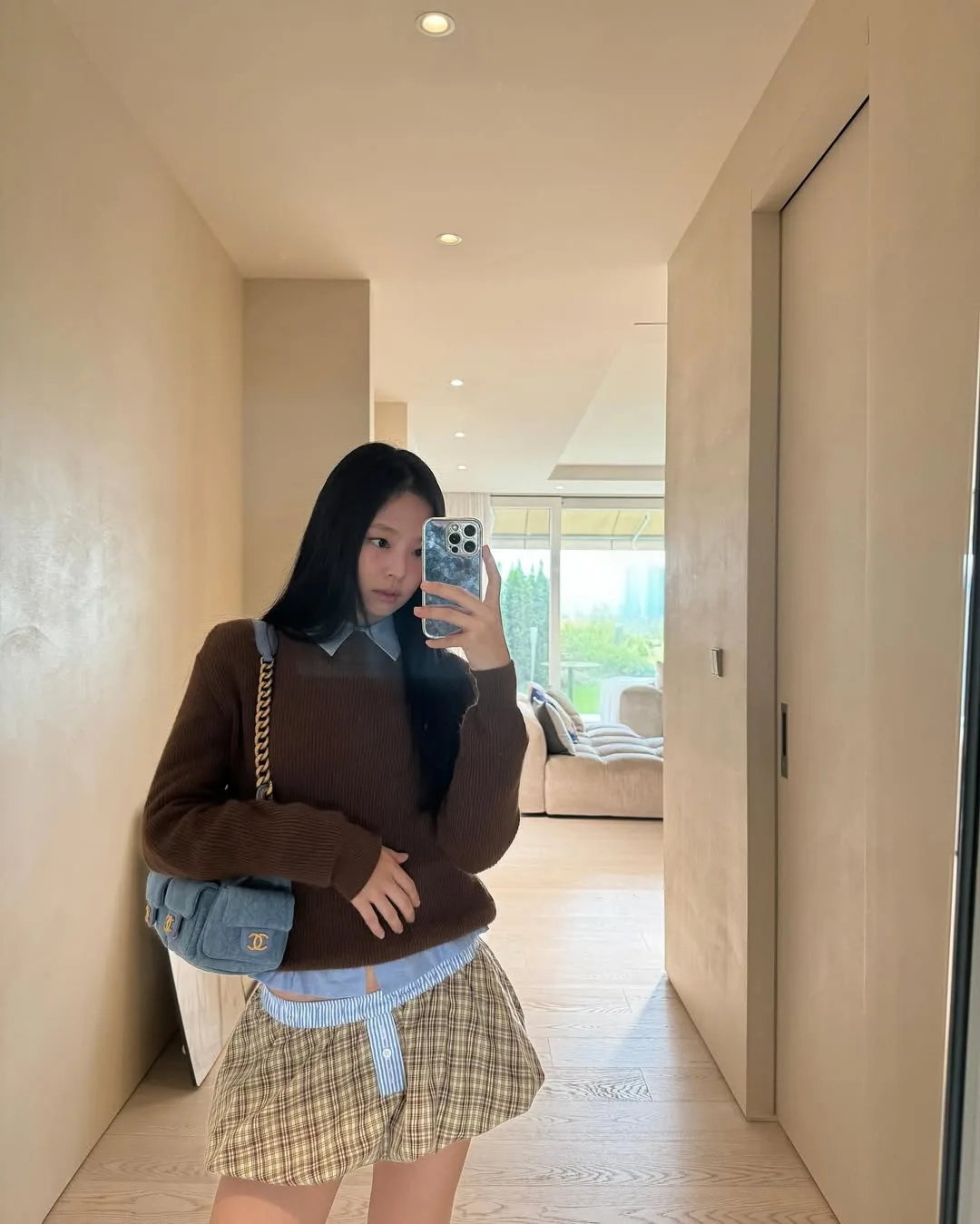 jennie diện quần ngủ